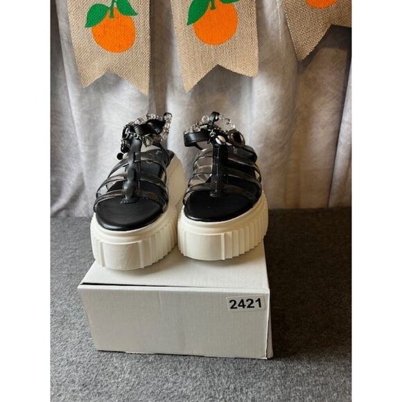 Circus NY by Sam Edelman Women's Black Ester Platform Sandals Shoe Size 8 - Picture 8 of 8